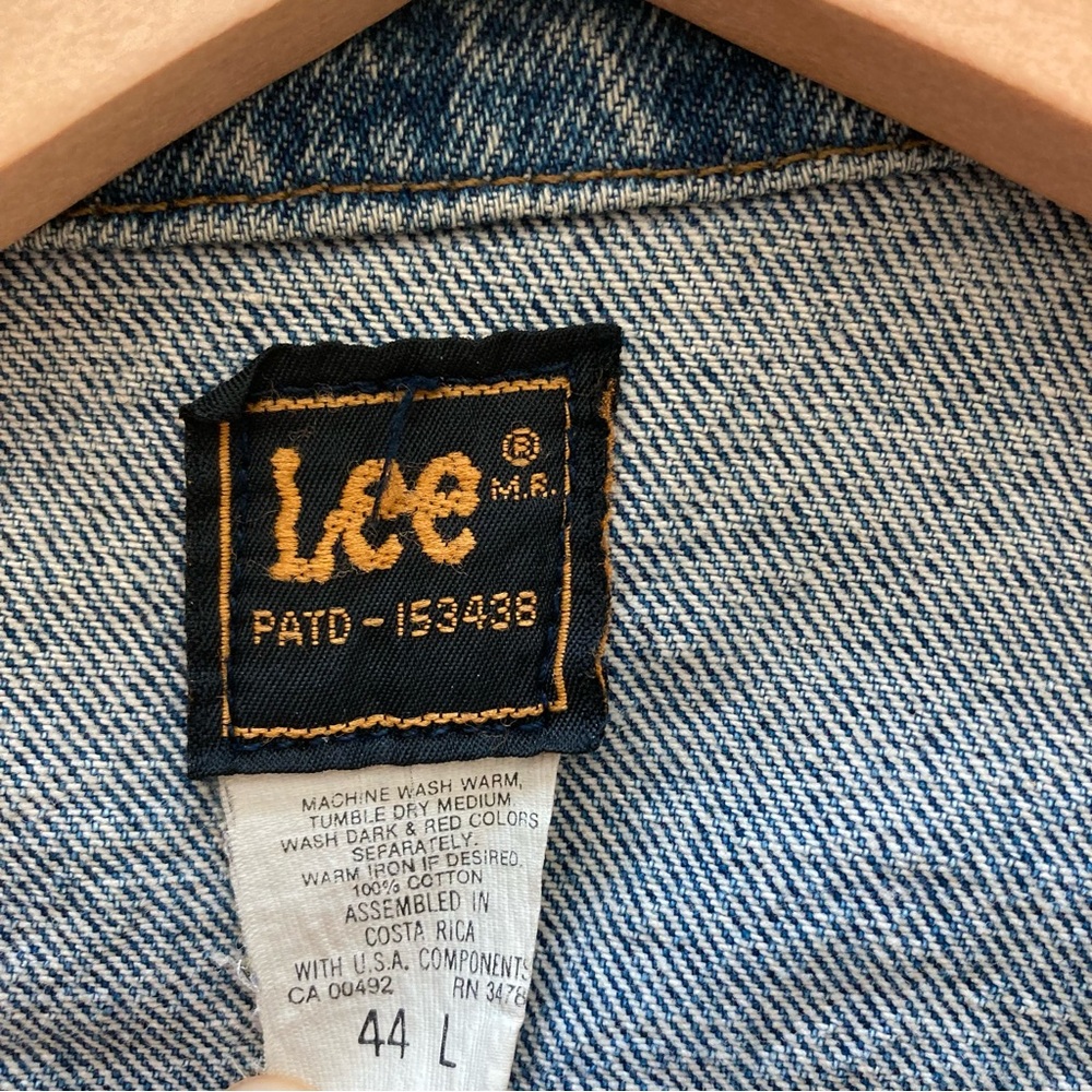 Vintage Lee Denim Jacket Save the Plantat Hard Rock Cafe Maui - Picture 6 of 6